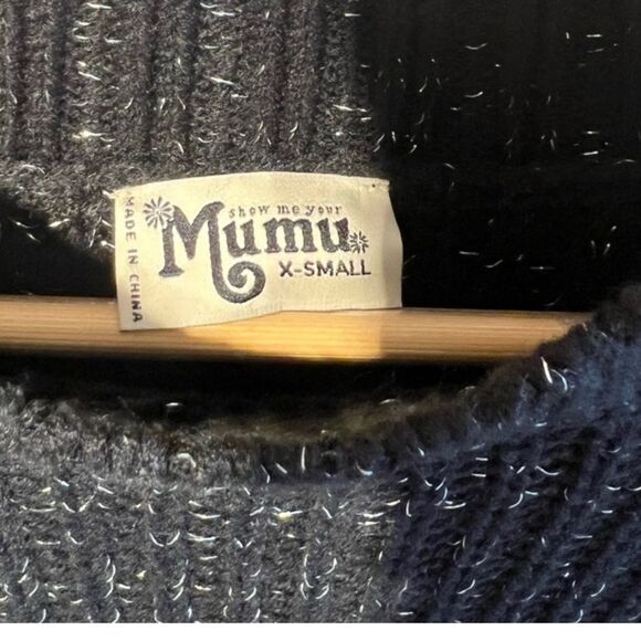 Show me your Mumu Albert Sweater Dress ~ Shimmery Night Knit - Picture 9 of 10